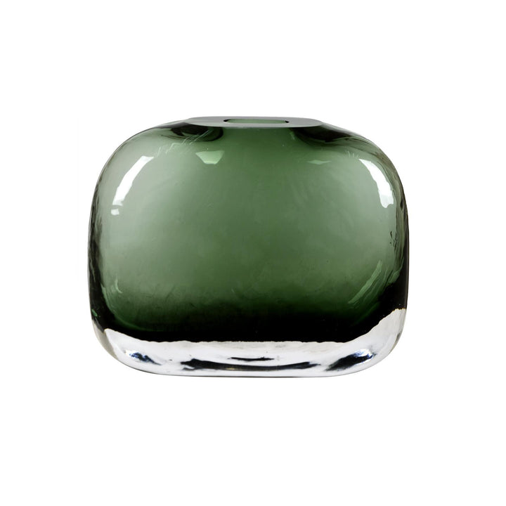 Jarrón Cristal Turquesa Grande