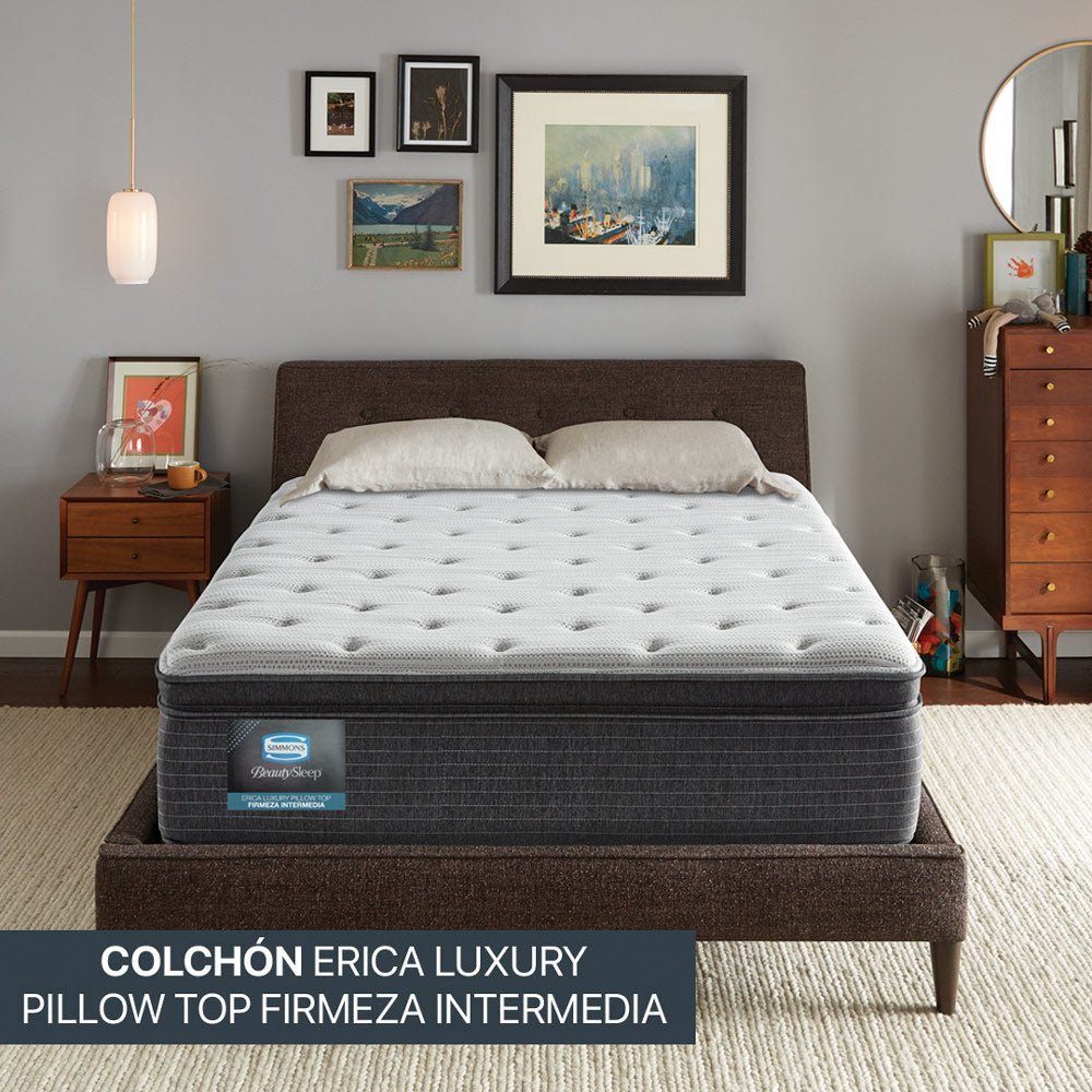 Colchón Simmons BeautySleep Erica Luxury Medium Firm Pillow Top
