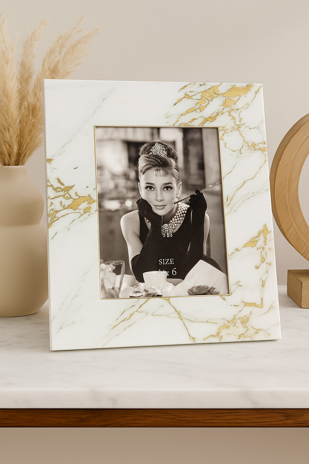 Portaretrato Snow 16 Cm Alto * 11 Cm Ancho