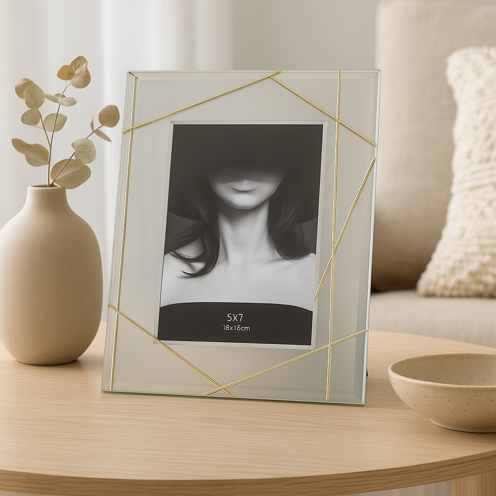 Portaretrato Silver 17.8 Cm Alto * 12.7 Cm Ancho