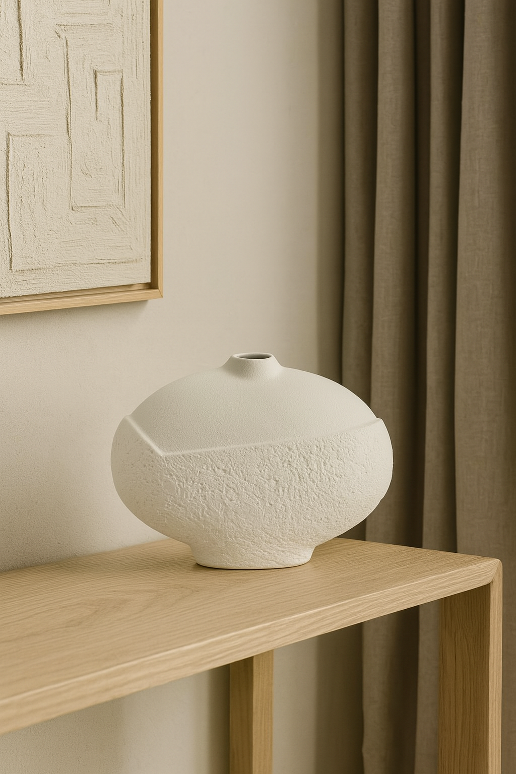 White Cement Florero "A"