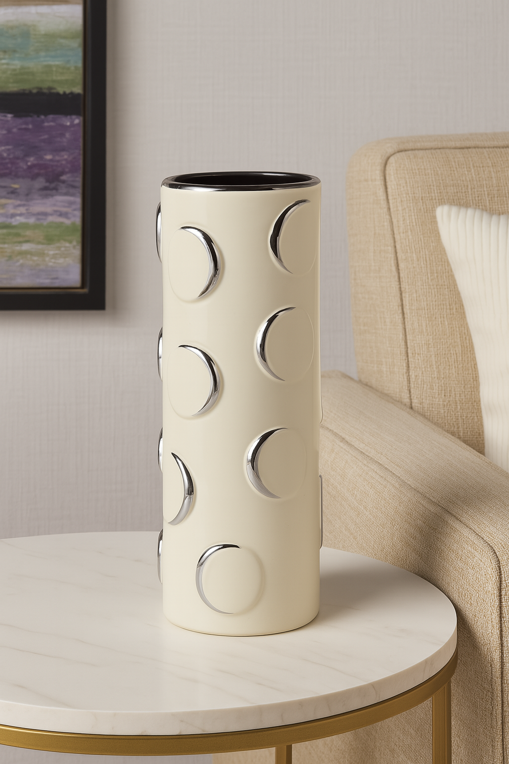 Nomad Florero Beige "A"