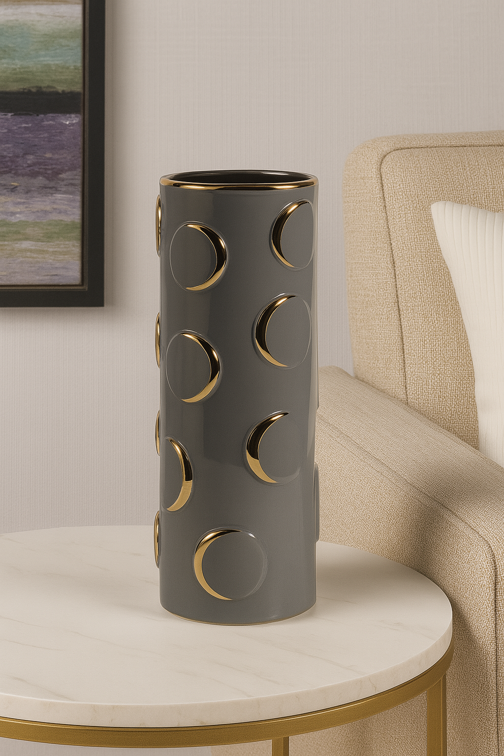 Nomad Florero Gris "A"