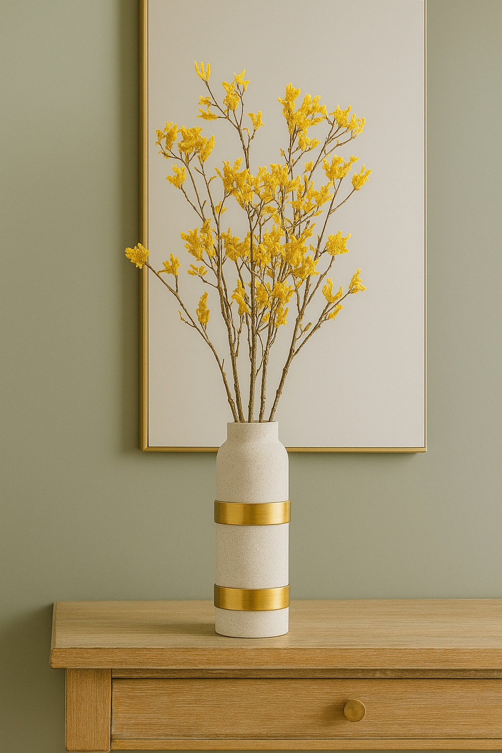 Flor Artificial De Plastico Primavera