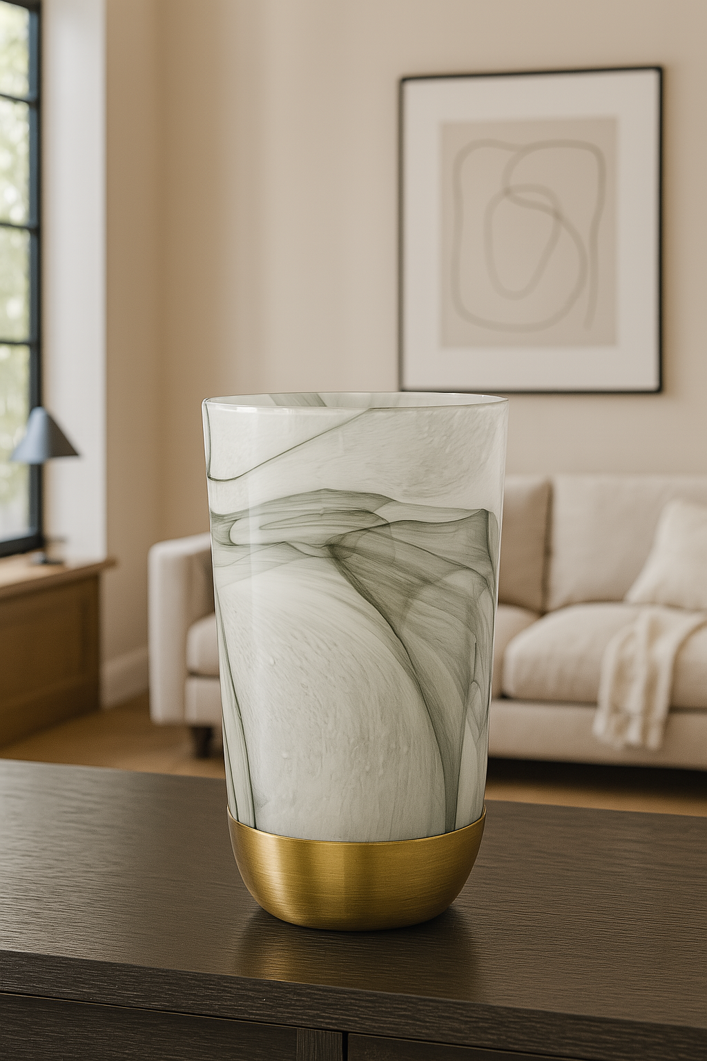 Modern Vase 26 Cm Alto, 13 Cm Diametro