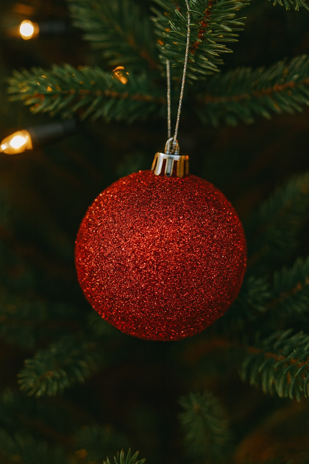 Red-Set 3 Bolas Clasic Xmas En Cajita  8Cm Alto