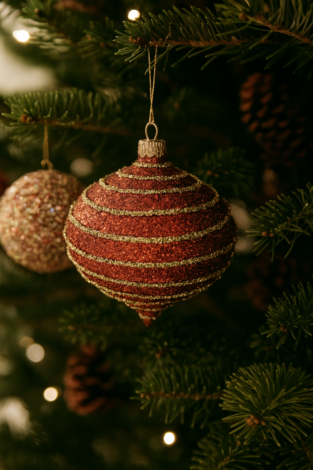 Red-Set 3 Oval Clasic Xmas En Cajita