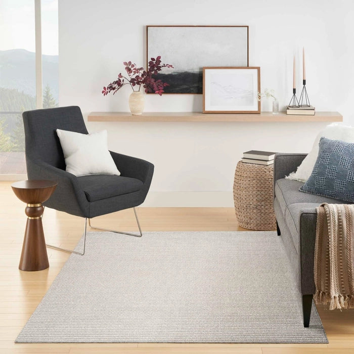 Alfombra Natural Texture Ivory Grey