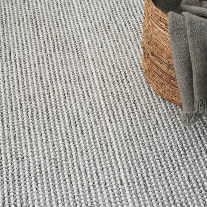 Alfombra Natural Texture Ivory Grey