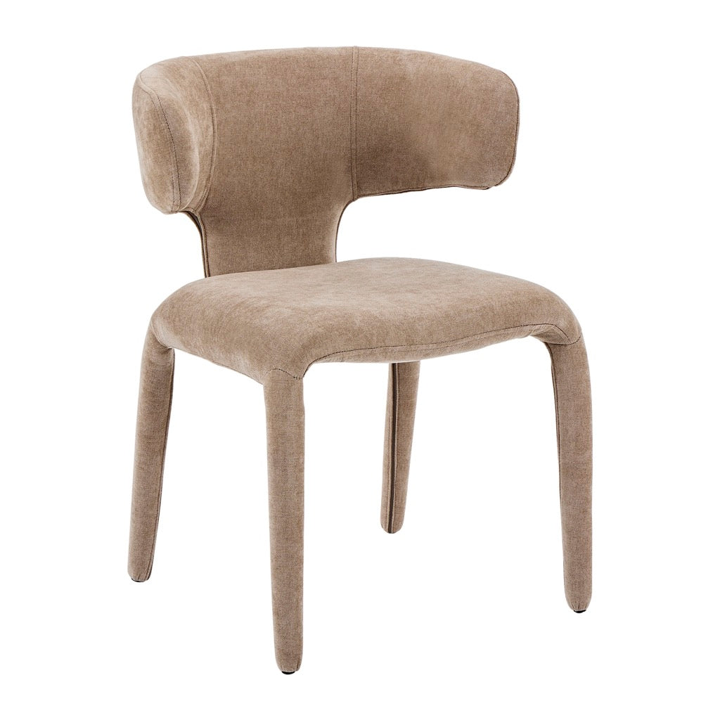 Silla Mouse Mdf Con Tela Beige