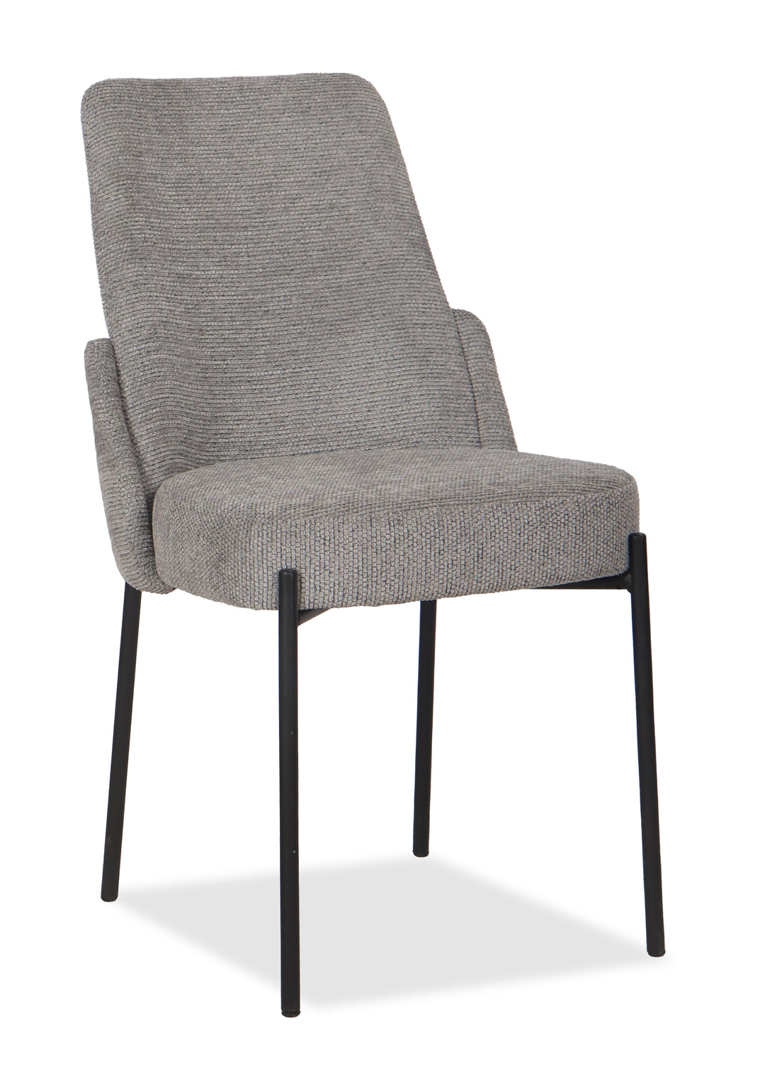 Silla De Mdf Comedor / Gris Claro Metal