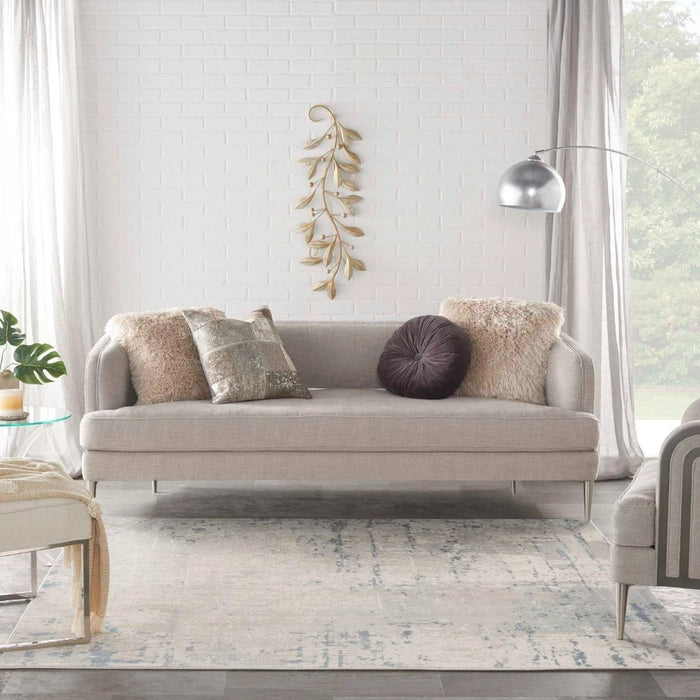 Alfombra Quarry Ivory Blue Grey