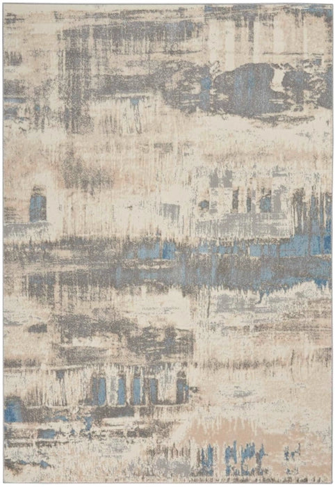 Alfombra Solace Ivory Grey Blue