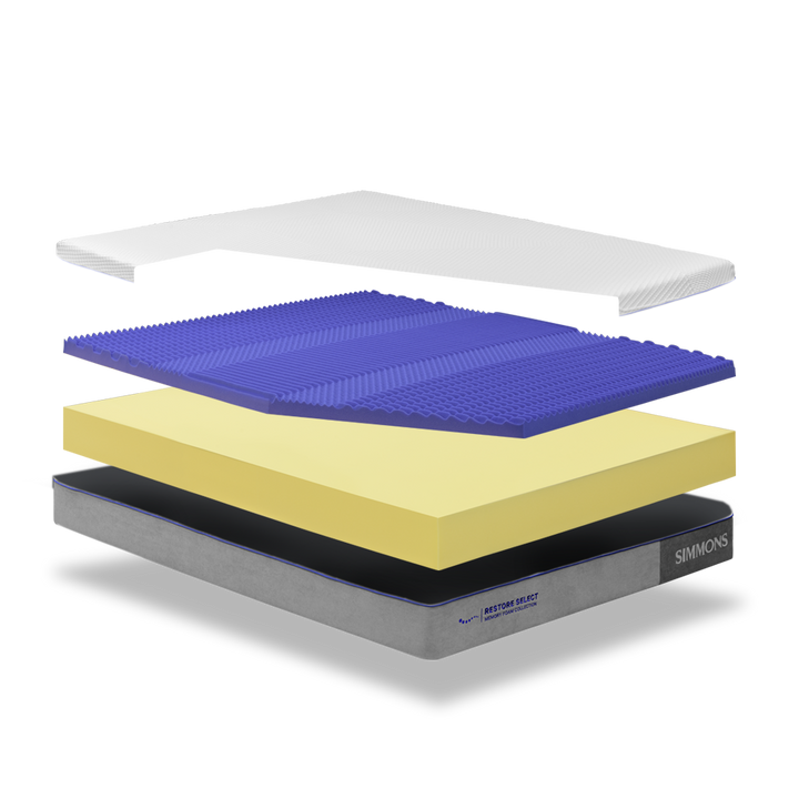 Colchón Simmons Memory Foam Restore Select